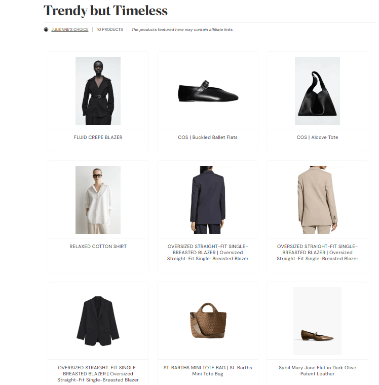 Trendy but Timeless